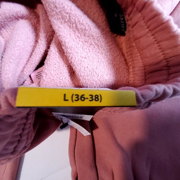 No Boundaries Womens Fleece-Lined Cargo Jogger Pants Size Large 36-38 Pink - Picture 6 of 12